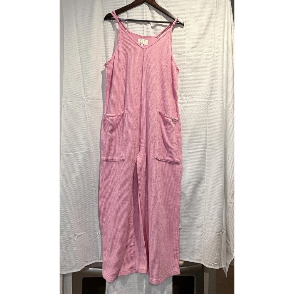 Simply Southern‎ Women's Pink Romper Size L Soft Breathable